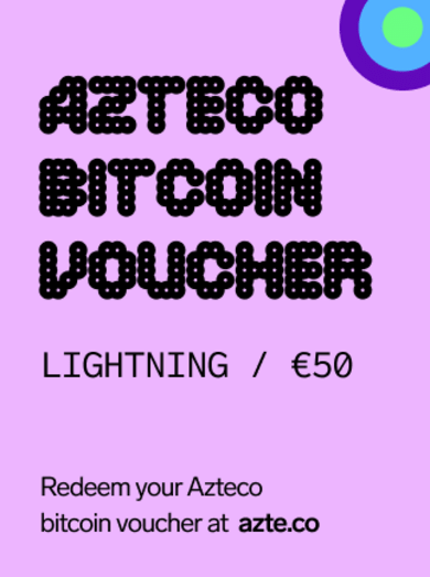 Pirkti dovanų kortelę: Azteco Bitcoin Lightning Voucher